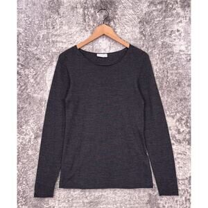 Celtic & Co Sweater XS Womens Gray Merino Wool Knit Long Sleeve Pullover